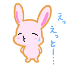 cute and sweet rabbit sticker #5019103