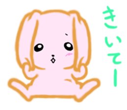 cute and sweet rabbit sticker #5019104