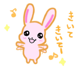 cute and sweet rabbit sticker #5019105