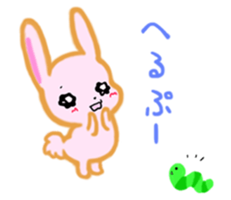 cute and sweet rabbit sticker #5019106