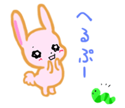 cute and sweet rabbit sticker #5019106