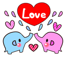 LOVE animals for you2 in English sticker #5019965