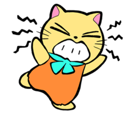 Cheeky Cat "D" sticker #5020511