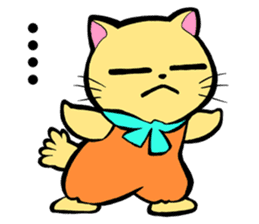 Cheeky Cat "D" sticker #5020513