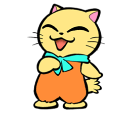 Cheeky Cat "D" sticker #5020514