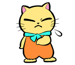 Cheeky Cat "D" sticker #5020518