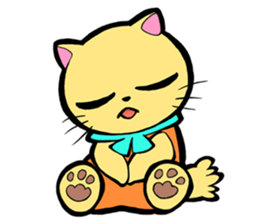 Cheeky Cat "D" sticker #5020524