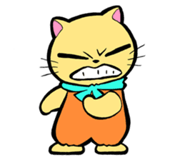 Cheeky Cat "D" sticker #5020526