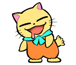 Cheeky Cat "D" sticker #5020528