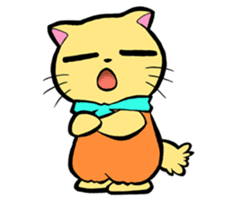 Cheeky Cat "D" sticker #5020532