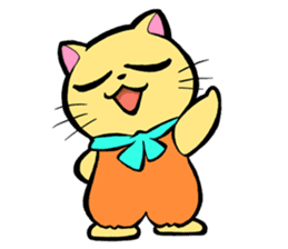 Cheeky Cat "D" sticker #5020533