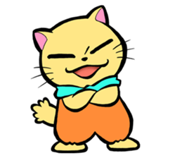 Cheeky Cat "D" sticker #5020541