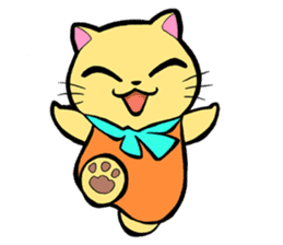 Cheeky Cat "D" sticker #5020544