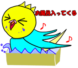 Queen's time of the budgerigar sticker #5020958