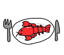 Lobster life sticker #5021086