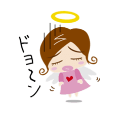 tsundere angel sticker #5021116