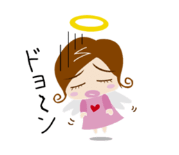 tsundere angel sticker #5021116
