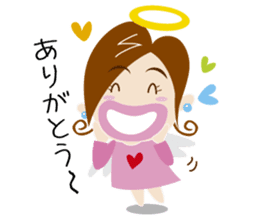tsundere angel sticker #5021123