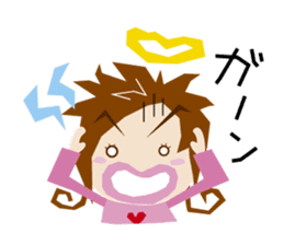 tsundere angel sticker #5021141