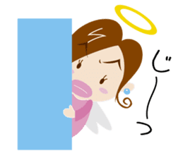 tsundere angel sticker #5021142