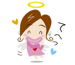 tsundere angel sticker #5021145