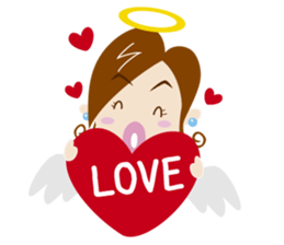 tsundere angel sticker #5021147