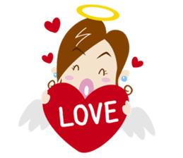 tsundere angel sticker #5021147