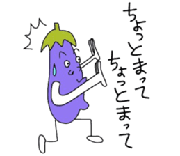 Eggplant life sticker #5021155