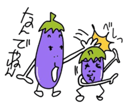 Eggplant life sticker #5021161