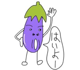 Eggplant life sticker #5021165