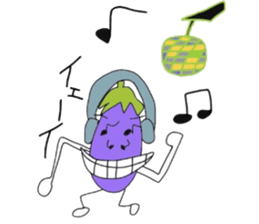 Eggplant life sticker #5021169