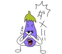 Eggplant life sticker #5021172