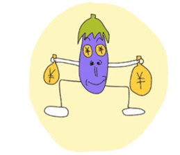 Eggplant life sticker #5021186