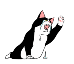 A little fat cat 2 sticker #5021262