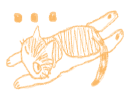 monochrome crayon cats sticker #5022127