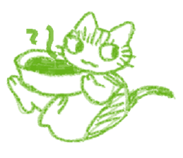 monochrome crayon cats sticker #5022138