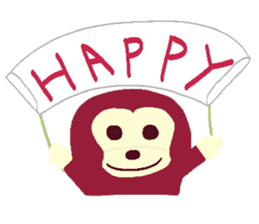 New monkey sticker #5022151