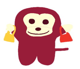 New monkey sticker #5022170