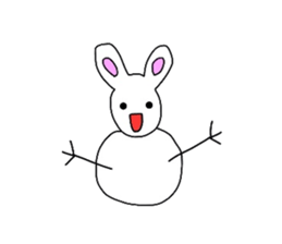 Friends pleasant and Usachogori sticker #5022330