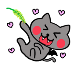 Devil cat & Angel cat sticker #5022830