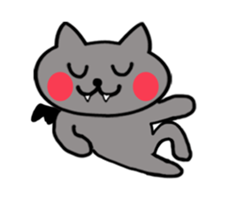 Devil cat & Angel cat sticker #5022831