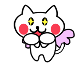 Devil cat & Angel cat sticker #5022837