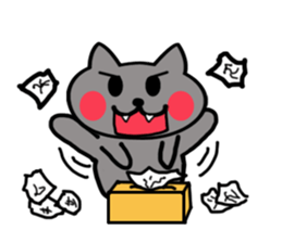 Devil cat & Angel cat sticker #5022838