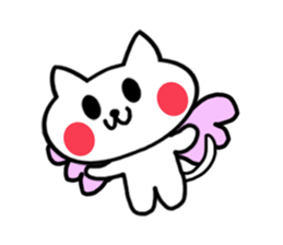 Devil cat & Angel cat sticker #5022840