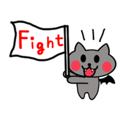 Devil cat & Angel cat sticker #5022846