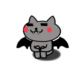 Devil cat & Angel cat sticker #5022855