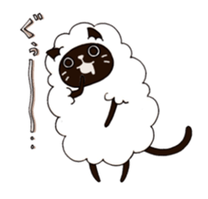 sheep  cat sticker #5022991