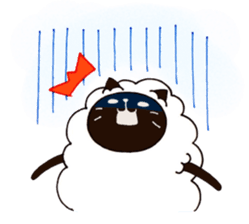 sheep  cat sticker #5022992