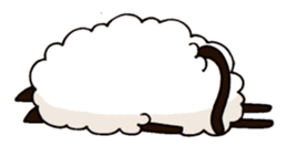 sheep  cat sticker #5023000