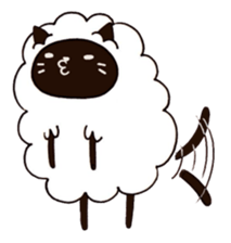 sheep  cat sticker #5023012
